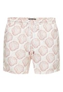 Pantaloni Scurti Barbati Only&Sons Onsted Life Swim Red Mix Antique White