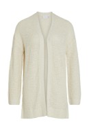 Cardigan Dama Vila Vipoca Open Knit Egret