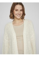 Cardigan Dama Vila Vipoca Open Knit Egret