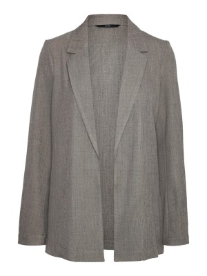 Sacou Dama Vero Moda Vmkiara Long Black Detail Melange