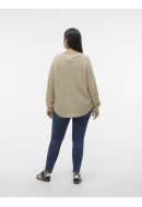 Pulover Dama Vero Moda Vmcricienew Boatneck Oatmeal