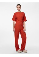 Pantaloni Dama Pieces Pcluna Wide Poinciana