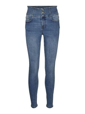 Blugi Dama Vero Moda Vmdonna Shr Skinny Medium Blue Denim