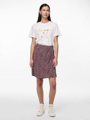 Fusta Pieces Pcnya H/W Short Slit Maritime Blue Graphic