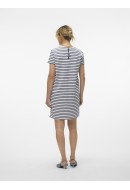 Rochie Vero Moda Vmabby Short Zip Snow White Stripes Navy Blazer