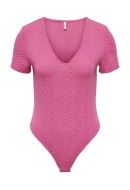 Body Dama Only Onlcandy V-Neck Raspberry Rose
