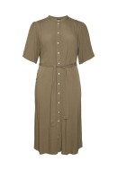 Dress Vero Moda Curve Vmanna Fiona Calf Shirt Capers