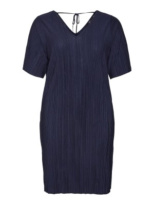 Dress Vero Moda Curve Vmchalle 2/4 Short Navy Blazer