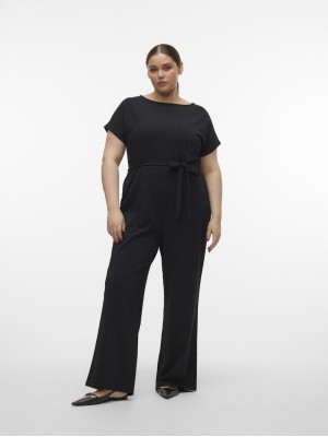 Salopeta Dama Vero Moda Curve Fati Batsleeve Black