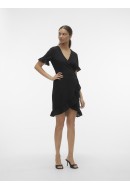 Rochie Vero Moda Vmchris Short Wrap Black