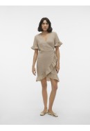 Rochie Vero Moda Vmchris Short Wrap Silver Mink