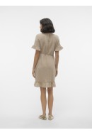 Rochie Vero Moda Vmchris Short Wrap Silver Mink