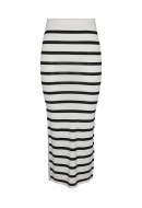 Skirt Pieces Pcmikala Hw Cloud Dancer Stripes Black