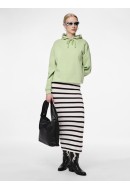 Skirt Pieces Pcmikala Hw Cloud Dancer Stripes Black