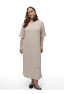 Dress Vero Moda Curve Vmcoliva 2/4 Calf Silver Lining