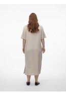 Dress Vero Moda Curve Vmcoliva 2/4 Calf Silver Lining