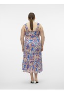 Dress Vero Moda Curve Vmcmenny Smock Calf Silver Lining/Hayda