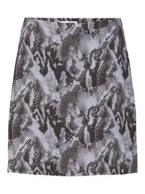 Fusta Selected Slfdora Hw Short Black Aop