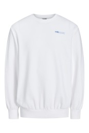 Bluza Barbati Jack&Jones Jconature Crew Neck White