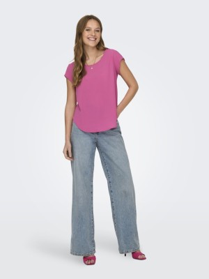 Bluza Dama Only Onlvic Solid Raspberry Rose