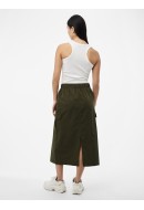 Fusta Pieces Pcjobina Mw Midi Cargo Grape Leaf