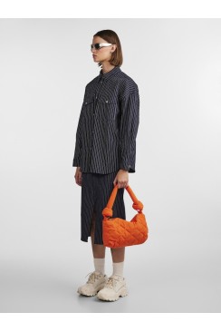 Camasa Dama Pieces Pcadella Loose Dark Blue Denim /White