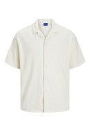 Men Shirt Jack&Jones Jorvalencia Plisse ResortButtercream