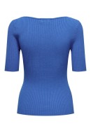 Bluza Dama Only Onlliza 2/4 Asymmetric V-Neck French Blue