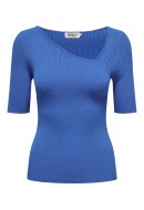 Bluza Dama Only Onlliza 2/4 Asymmetric V-Neck French Blue