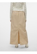 Fusta Somethingnew Snalicia Hw Parachute Maxi Brazzilian Sand