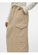 Fusta Somethingnew Snalicia Hw Parachute Maxi Brazzilian Sand