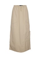 Fusta Somethingnew Snalicia Hw Parachute Maxi Brazzilian Sand