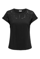 Tricou Dama Jacqueline De Young Jdyviva Life Black