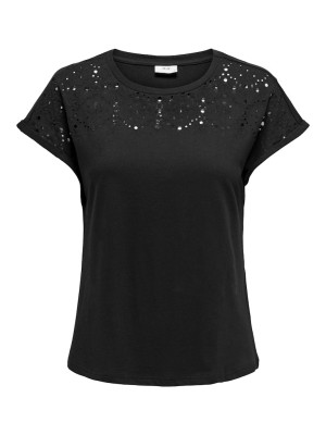 Women T-shirt Jacqueline De Young Jdyviva Life Black