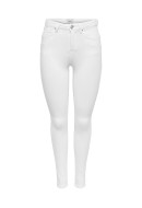 Women Jeans Only Onlpower Mid Pushup Sk Dnm Dcc795 White