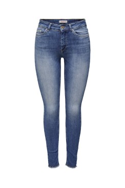 Blugi Dama Only Onlblush Mid Sk Ank Rw Dnm Rea1319 Medium Blue Denim