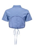 Camasa Dama Only Onlcaro Tie Back panza Bl Blue Yonder