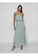 Rochie Vila Vimilina Strap Maxi Green Mileu