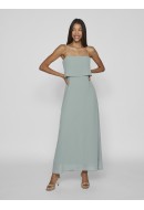 Rochie Vila Vimilina Strap Maxi Green Mileu