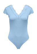 Body Dama Only Onlvalerie V-Neck Lace Crystal Blue