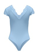 Body Dama Only Onlvalerie V-Neck Lace Crystal Blue