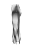 Skirt Only Onlnella Long Side Slit Cloud Dancer Stripes Black