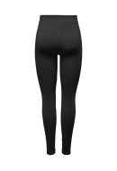 Women Leggings Only Onlvilma Rib Black