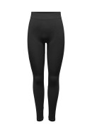 Women Leggings Only Onlvilma Rib Black