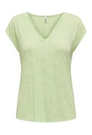 Women T-shirt Only Onlfree Life Struct Modal Patina Green