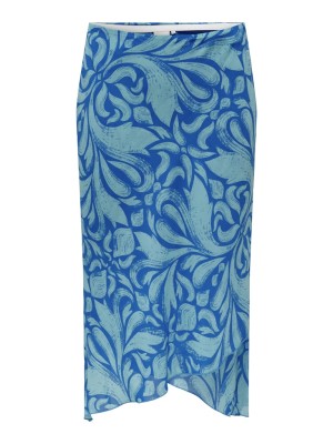 Skirt Only Carmakoma Carnavy Life Blk French Blue Water Angel Aop
