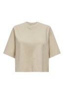 Tricou Dama Only Onlkimmie O-Neck Brown Rice