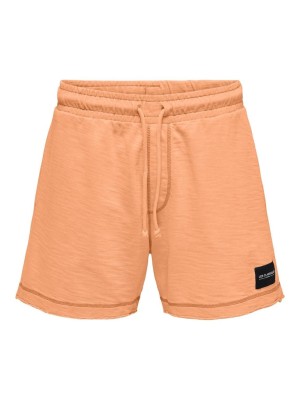 Men Shorts Only&Sons Onslarry Rlx Washed Sweat Orange Chiffon