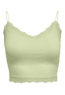 Maieu Dama Only Onlvicky Lace Seamles Cropped White Jade