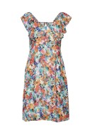 Rochie Vero Moda Vmjosi S/L Abk Tangerine Tango Josi Print